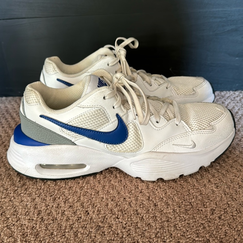 Nike Men's Air royal Blue White Shoes sz 7.5 40.5 EUR